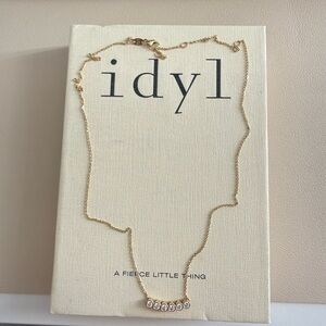 Idyl Lab Created Lena Diamond Pendant 14k yellow gold and 14k yellow gold Chain